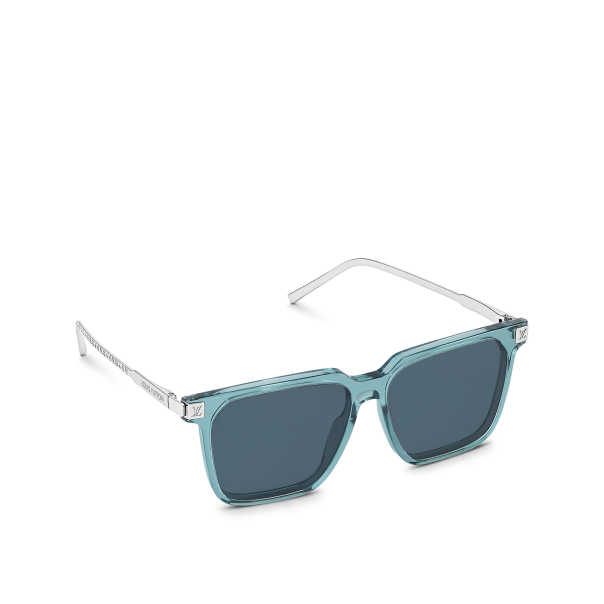 chain-link wraparound-frame sunglasses